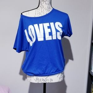 Athleisure Short-sleeved Sweatshirt w/pockets